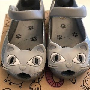 Mini Melissa glitter shoes size 8